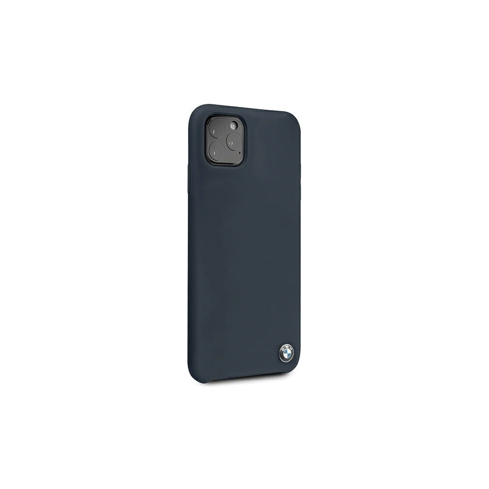Hurtownia GSM - Etui BMW BMHCN65SILNA Apple iPhone 11 Pro Max granatowy/navy hardcase Silicone Signature - BMW037NAV - {ean13} - Hurt