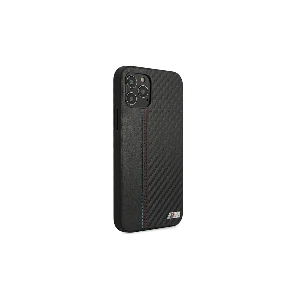 Hurtownia GSM - Case BMW BMHCP12LMCARBK Apple iPhone 12 Pro Max schwarz/black hardcase M Collection PU Carbon Stripe - BMW043BLK - {ean13} - Hurt