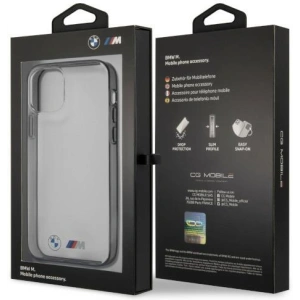 Hurtownia GSM - Etui BMW BMHCP12LMBTOK Apple iPhone 12 Pro Max transparentní tvrzený kryt Sandblast - BMW042CL - {ean13} - Hurt