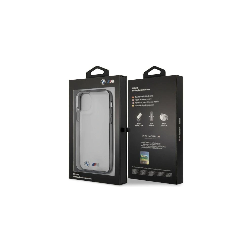 Hurtownia GSM - Etui BMW BMHCP12LMBTOK Apple iPhone 12 Pro Max transparent hardcase Sandblast - BMW042CL - {ean13} - Hurt