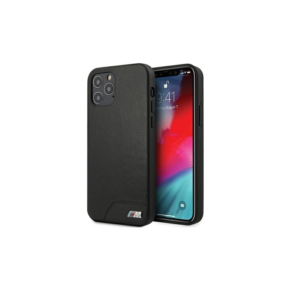 Hurtownia GSM - Etui BMW BMHCP12LMHOLBK Apple iPhone 12 Pro Max czarny/black hardcase M Collection Smooth PU - BMW044BLK - {ean13} - Hurt