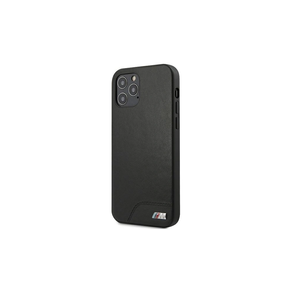 Hurtownia GSM - Etui BMW BMHCP12LMHOLBK Apple iPhone 12 Pro Max czarny/black hardcase M Collection Smooth PU - BMW044BLK - {ean13} - Hurt