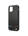 Hurtownia GSM - Etui BMW BMHCP12LPUCARTCBK Apple iPhone 12 Pro Max czarny/black hardcase M Collection PU Carbon Stripe - BMW048BLK - {ean13} - Hurt