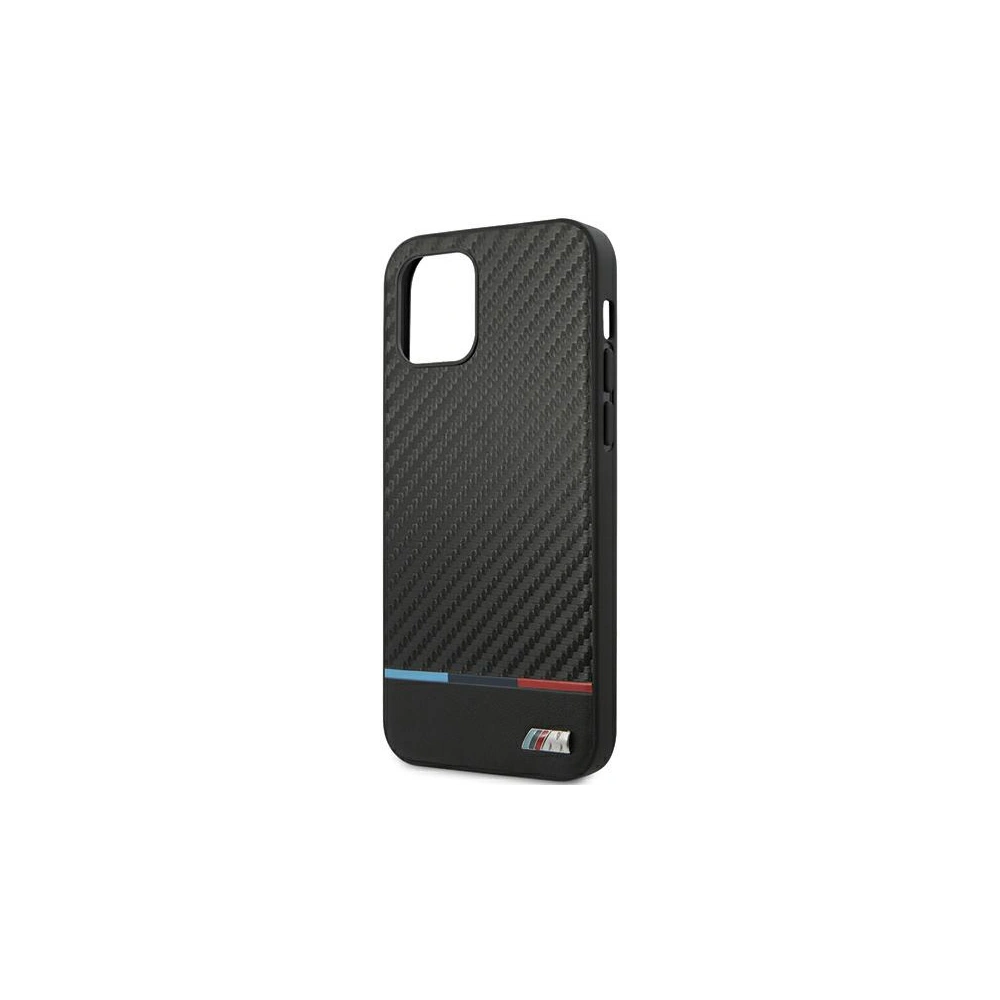Wholesale BMW BMHCP12LPUCARTCBK Apple iPhone 12 Pro Max black hardcase M Collection PU Carbon Stripe - BMW048BLK - {ean13} - Hurt