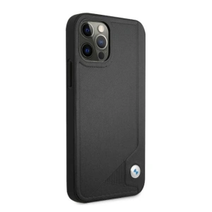 Hurtownia GSM - Etui BMW BMHCP12LRCDPK Apple iPhone 12 Pro Max černý/black hardcase Leather Deboss - BMW049BLK - {ean13} - Hurt