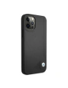 Hurtownia GSM - Etui BMW BMHCP12LRCDPK Apple iPhone 12 Pro Max czarny/black hardcase Leather Deboss - BMW049BLK - {ean13} - Hurt