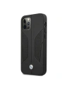 Hurtownia GSM - Etui BMW BMHCP12LRSCSK Apple iPhone 12 Pro Max czarny/black hardcase Leather Perforate Sides - BMW050BLK - {ean13} - Hurt