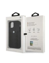 Wholesale BMW BMHCP12LRSPPK Apple iPhone 12 Pro Max black hardcase Leather Curve Perforate - BMW051BLK - {ean13} - Hurt