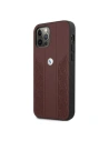 Hurtownia GSM - Etui BMW BMHCP12LRSPPR Apple iPhone 12 Pro Max czerwony/red hardcase Leather Curve Perforate - BMW052RED - {ean13} - Hurt
