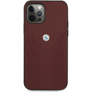 Hurtownia GSM - Etui BMW BMHCP12LRSPPR Apple iPhone 12 Pro Max červený/red hardcase Leather Curve Perforate - BMW052RED - {ean13} - Hurt