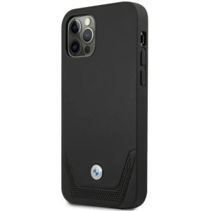 Hurtownia GSM - Etui BMW BMHCP12LRSWPK Apple iPhone 12 Pro Max černý/black hardcase Leather Perforate - BMW053BLK - {ean13} - Hurt
