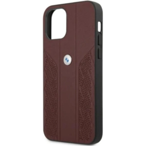 Hurtownia GSM - Etui BMW BMHCP12LRSPPR Apple iPhone 12 Pro Max červený/red hardcase Leather Curve Perforate - BMW052RED - {ean13} - Hurt