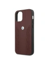 Hurtownia GSM - Etui BMW BMHCP12LRSPPR Apple iPhone 12 Pro Max czerwony/red hardcase Leather Curve Perforate - BMW052RED - {ean13} - Hurt
