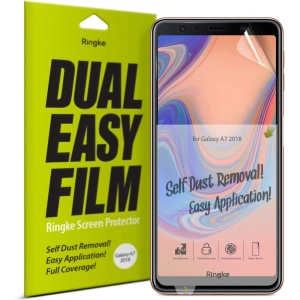 Folia Ringke Dual Easy Full Cover Samsung Galaxy A7 2018 Case Friendly