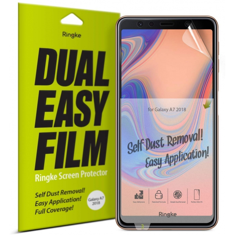 Ringke Dual Easy Full Cover Samsung Galaxy A7 2018 Case Friendly