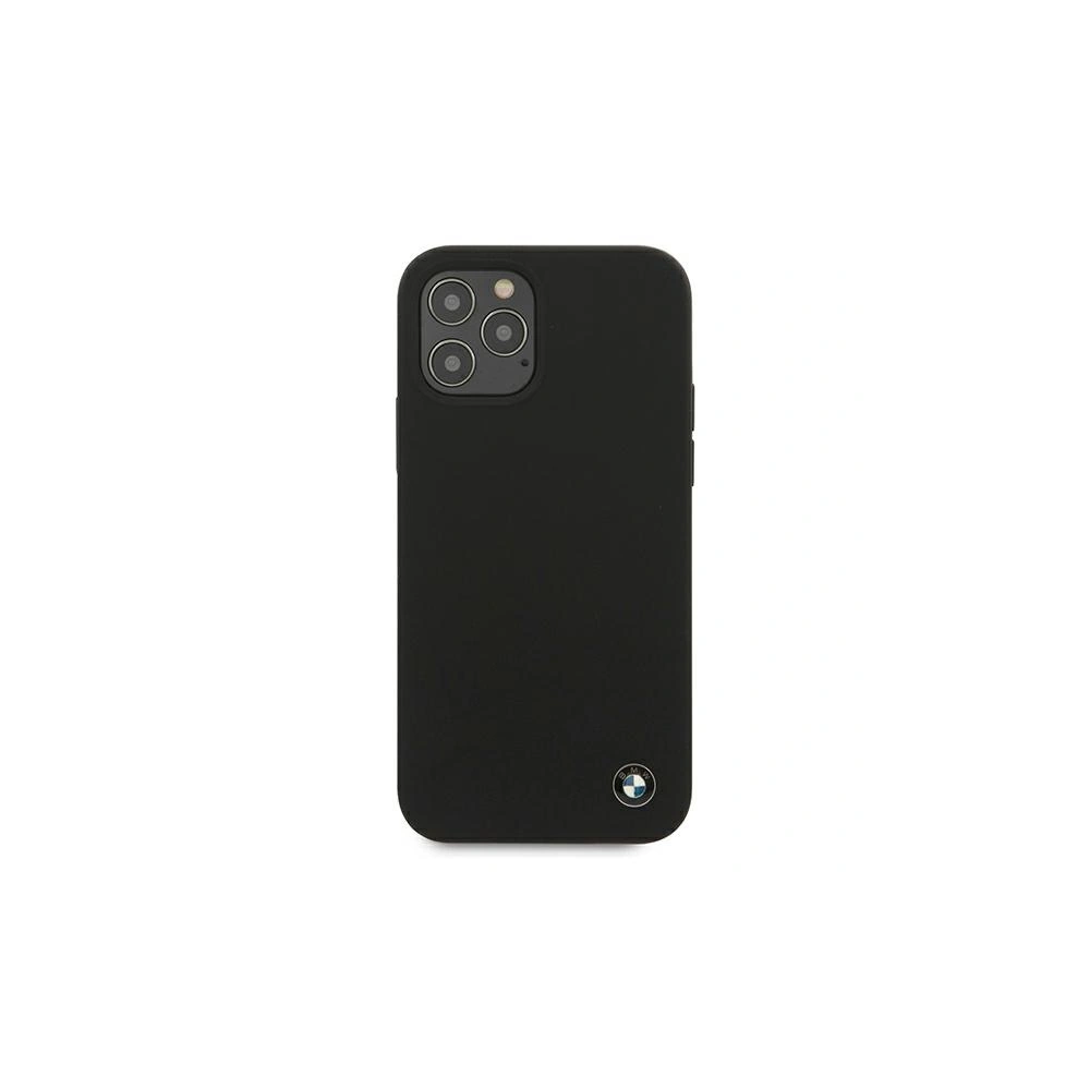 Hurtownia GSM - Etui BMW BMHCP12LSILBK Apple iPhone 12 Pro Max černý/black hardcase Silicone Signature - BMW054BLK - {ean13} - Hurt