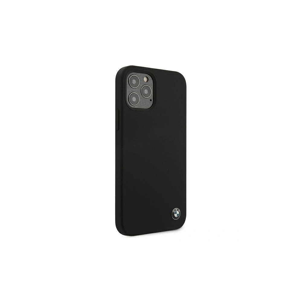 Hurtownia GSM - Etui BMW BMHCP12LSILBK Apple iPhone 12 Pro Max černý/black hardcase Silicone Signature - BMW054BLK - {ean13} - Hurt