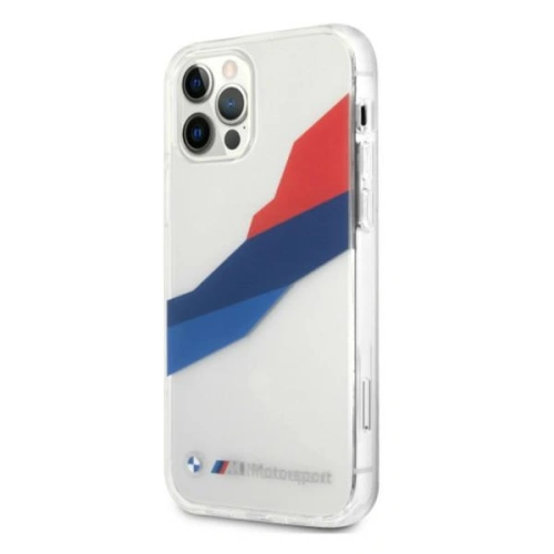 Etui BMW BMHCP12LSKTGT Apple iPhone 12 Pro Max transparent hardcase Motorsport Tricolor