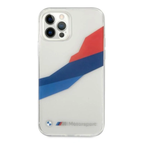 Etui BMW BMHCP12LSKTGT Apple iPhone 12 Pro Max transparent hardcase Motorsport Tricolor