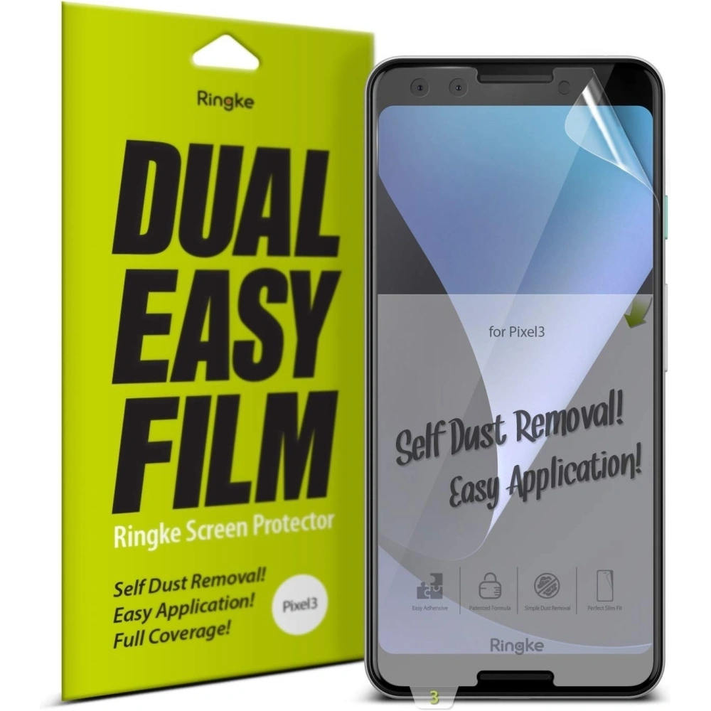 Hurtownia GSM - Fólie Ringke Dual Easy Full Cover Google Pixel 3 Case Friendly - RGK810 - {ean13} - Hurt