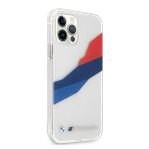 Hurtownia GSM - Etui BMW BMHCP12LSKTGT Apple iPhone 12 Pro Max průhledný tvrdý kryt Motorsport Tricolor - BMW055CL - {ean13} - Hurt