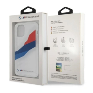 Hurtownia GSM - Etui BMW BMHCP12LSKTGT Apple iPhone 12 Pro Max průhledný tvrdý kryt Motorsport Tricolor - BMW055CL - {ean13} - Hurt