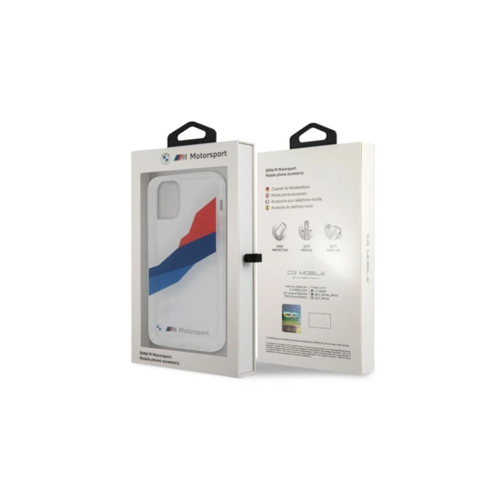 Hurtownia GSM - Etui BMW BMHCP12LSKTGT Apple iPhone 12 Pro Max transparent hardcase Motorsport Tricolor - BMW055CL - {ean13} - Hurt