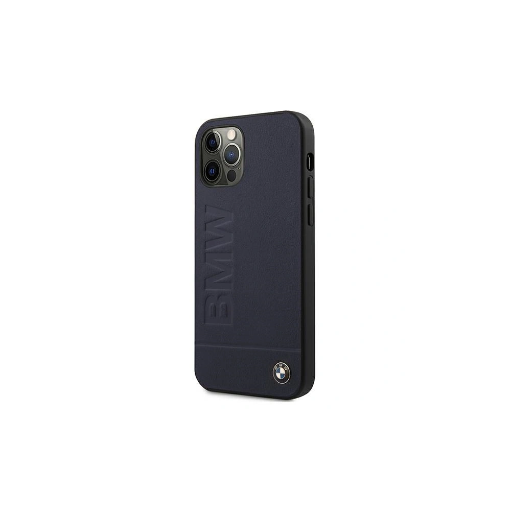 Hurtownia GSM - Etui BMW BMHCP12LSLLNA Apple iPhone 12 Pro Max granátový/navy hardcase Signature Logo Imprint - BMW058NAV - {ean13} - Hurt
