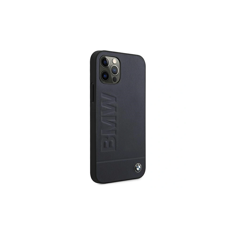 Hurtownia GSM - Etui BMW BMHCP12LSLLNA Apple iPhone 12 Pro Max granatowy/navy hardcase Signature Logo Imprint - BMW058NAV - {ean13} - Hurt