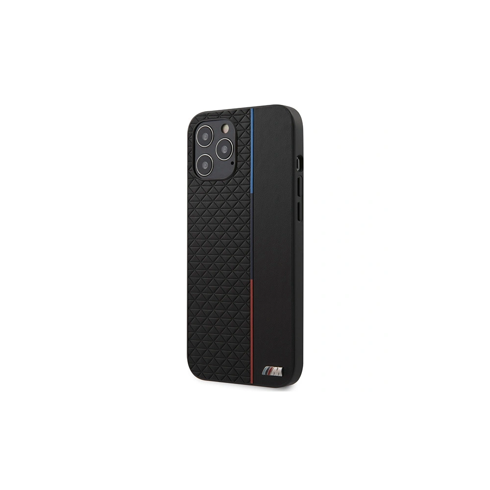 Hurtownia GSM - Etui BMW BMHCP12LTRTBK Apple iPhone 12 Pro Max černý/black hardcase M Collection Triangles - BMW059BLK - {ean13} - Hurt