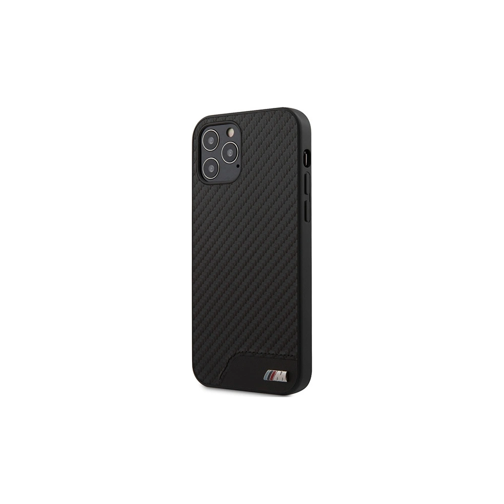 Hurtownia GSM - Etui BMW BMHCP12MCABBK Apple iPhone 12/12 Pro czarny/black hardcase M Collection PU Carbon - BMW062BLK - {ean13} - Hurt