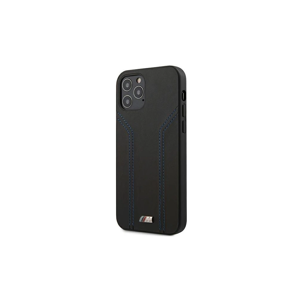 Wholesale BMW BMHCP12MDLBK Apple iPhone 12/12 Pro black hardcase M Collection Blue Lines - BMW063BLK - {ean13} - Hurt