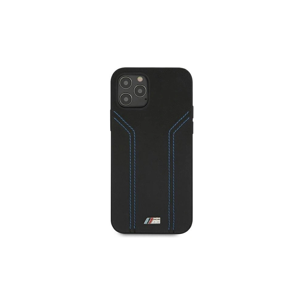 Hurtownia GSM - Etui BMW BMHCP12MDLBK Apple iPhone 12/12 Pro černý/black hardcase M Collection Blue Lines - BMW063BLK - {ean13} - Hurt