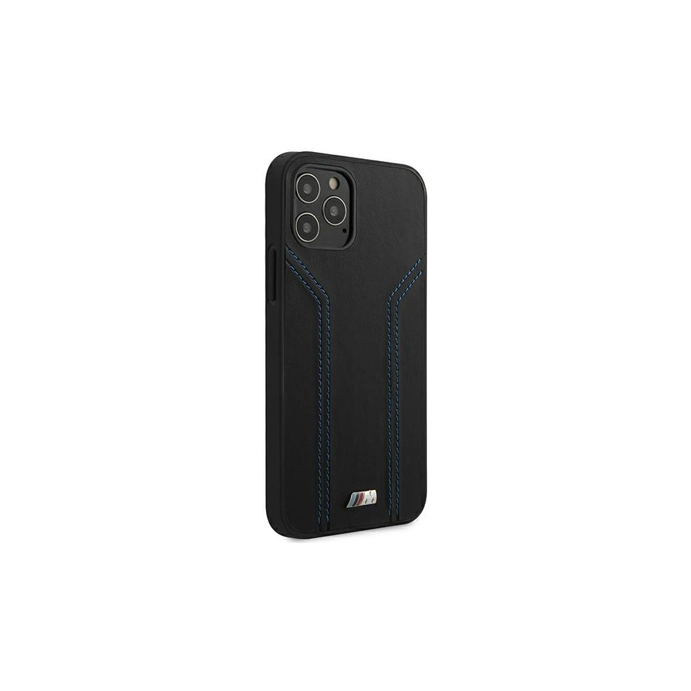 Hurtownia GSM - Etui BMW BMHCP12MDLBK Apple iPhone 12/12 Pro černý/black hardcase M Collection Blue Lines - BMW063BLK - {ean13} - Hurt