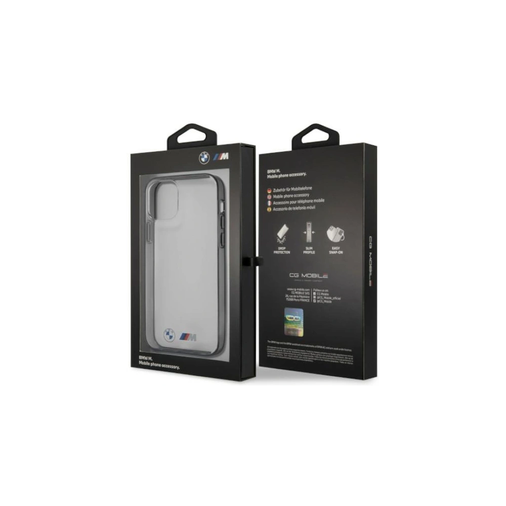 Wholesale BMW BMHCP12MMBTOK Apple iPhone 12/12 Pro transparent hardcase Sandblast - BMW064CL - {ean13} - Hurt