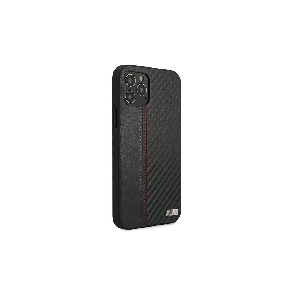 Hurtownia GSM - Etui BMW BMHCP12MMCARBK Apple iPhone 12/12 Pro czarny/black hardcase M Collection PU Carbon Stripe - BMW065BLK - {ean13} - Hurt