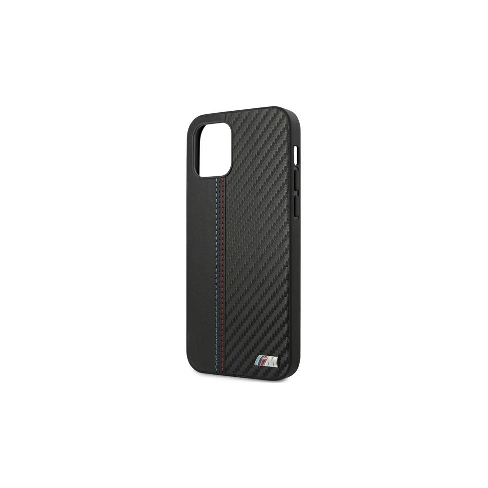 Hurtownia GSM - Etui BMW BMHCP12MMCARBK Apple iPhone 12/12 Pro czarny/black hardcase M Collection PU Carbon Stripe - BMW065BLK - {ean13} - Hurt