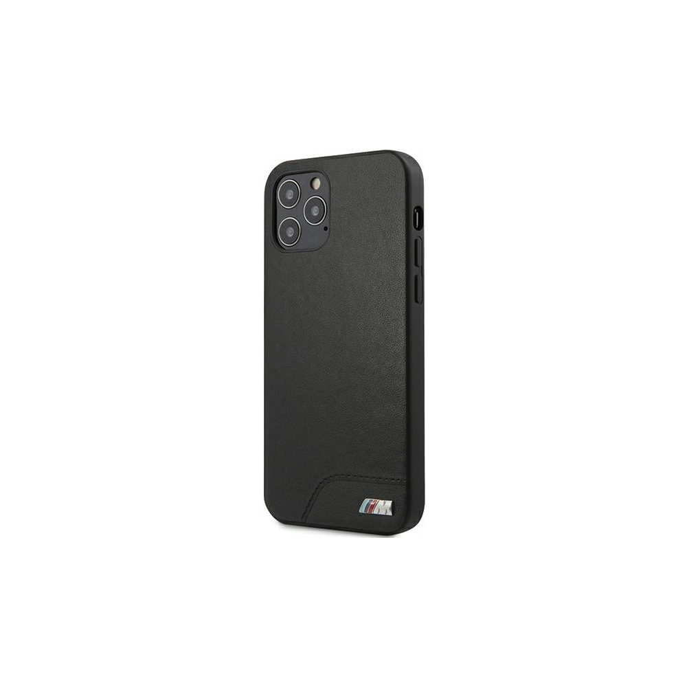 Wholesale BMW BMHCP12MMHOLBK Apple iPhone 12/12 Pro black hardcase M Collection Smooth PU - BMW066BLK - {ean13} - Hurt