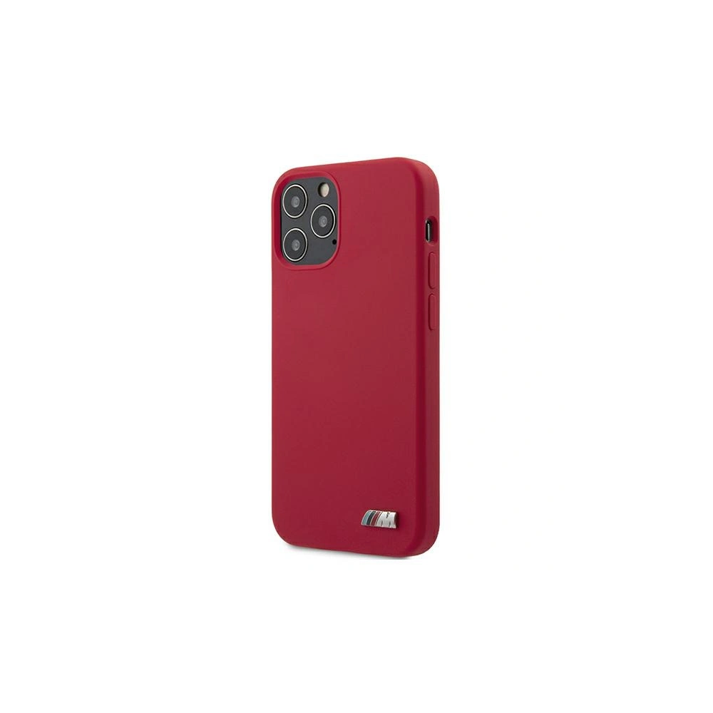 Hurtownia GSM - Etui BMW BMHCP12MMSILRE Apple iPhone 12/12 Pro czerwony/red hardcase Silicone M Collection - BMW068RED - {ean13} - Hurt