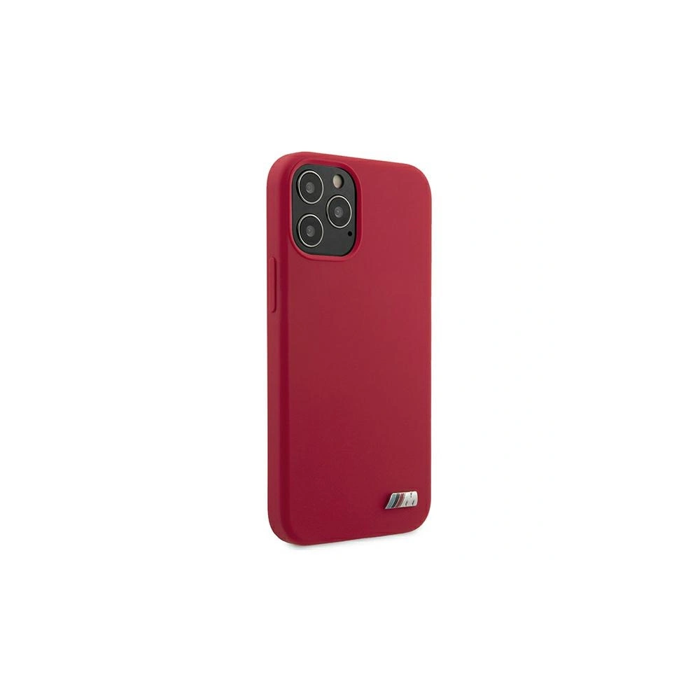 Hurtownia GSM - Etui BMW BMHCP12MMSILRE Apple iPhone 12/12 Pro červený/red hardcase Silicone M Collection - BMW068RED - {ean13} - Hurt