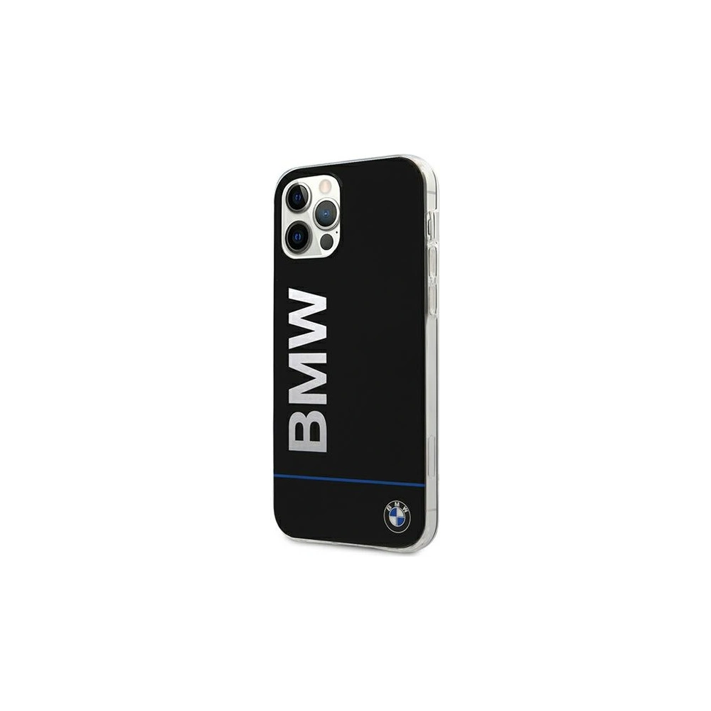 Hurtownia GSM - Etui BMW BMHCP12MPCUBBK Apple iPhone 12/12 Pro czarny/black hardcase Signature Printed Logo - BMW069BLK - {ean13} - Hurt