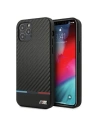 Etui BMW BMHCP12MPUCARTCBK Apple iPhone 12/12 Pro czarny/black hardcase M Collection PU Carbon Stripe