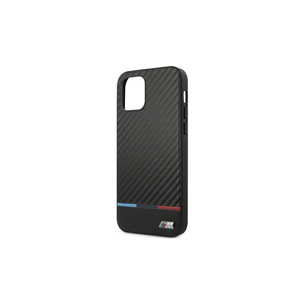 Wholesale BMW BMHCP12MPUCARTCBK Apple iPhone 12/12 Pro black hardcase M Collection PU Carbon Stripe - BMW070BLK - {ean13} - Hurt