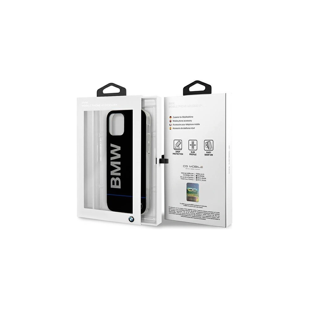 Hurtownia GSM - Etui BMW BMHCP12MPCUBBK Apple iPhone 12/12 Pro czarny/black hardcase Signature Printed Logo - BMW069BLK - {ean13} - Hurt