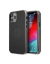 Case BMW BMHCP12MREELK Apple iPhone 12/12 Pro schwarz/hardcase Leder geprägt