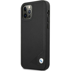 Hurtownia GSM - Etui BMW BMHCP12MRCDPK Apple iPhone 12/12 Pro černý/black hardcase Leather Deboss - BMW071BLK - {ean13} - Hurt