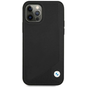 Hurtownia GSM - Etui BMW BMHCP12MRCDPK Apple iPhone 12/12 Pro černý/black hardcase Leather Deboss - BMW071BLK - {ean13} - Hurt