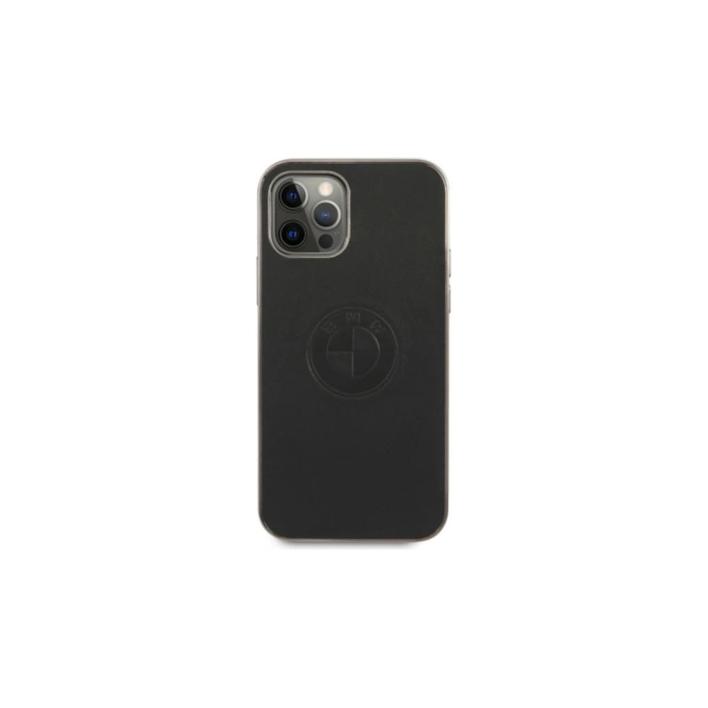 Hurtownia GSM - Etui BMW BMHCP12MREELK Apple iPhone 12/12 Pro černý/black hardcase kožený embosovaný - BMW072BLK - {ean13} - Hurt