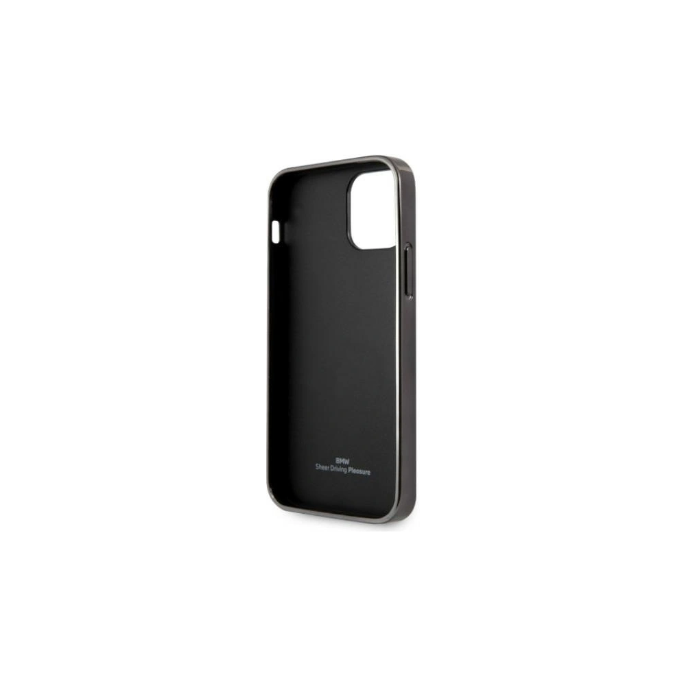 Hurtownia GSM - Etui BMW BMHCP12MREELK Apple iPhone 12/12 Pro černý/black hardcase kožený embosovaný - BMW072BLK - {ean13} - Hurt