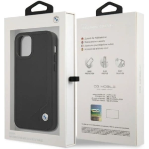 Hurtownia GSM - Etui BMW BMHCP12MRCDPK Apple iPhone 12/12 Pro černý/black hardcase Leather Deboss - BMW071BLK - {ean13} - Hurt